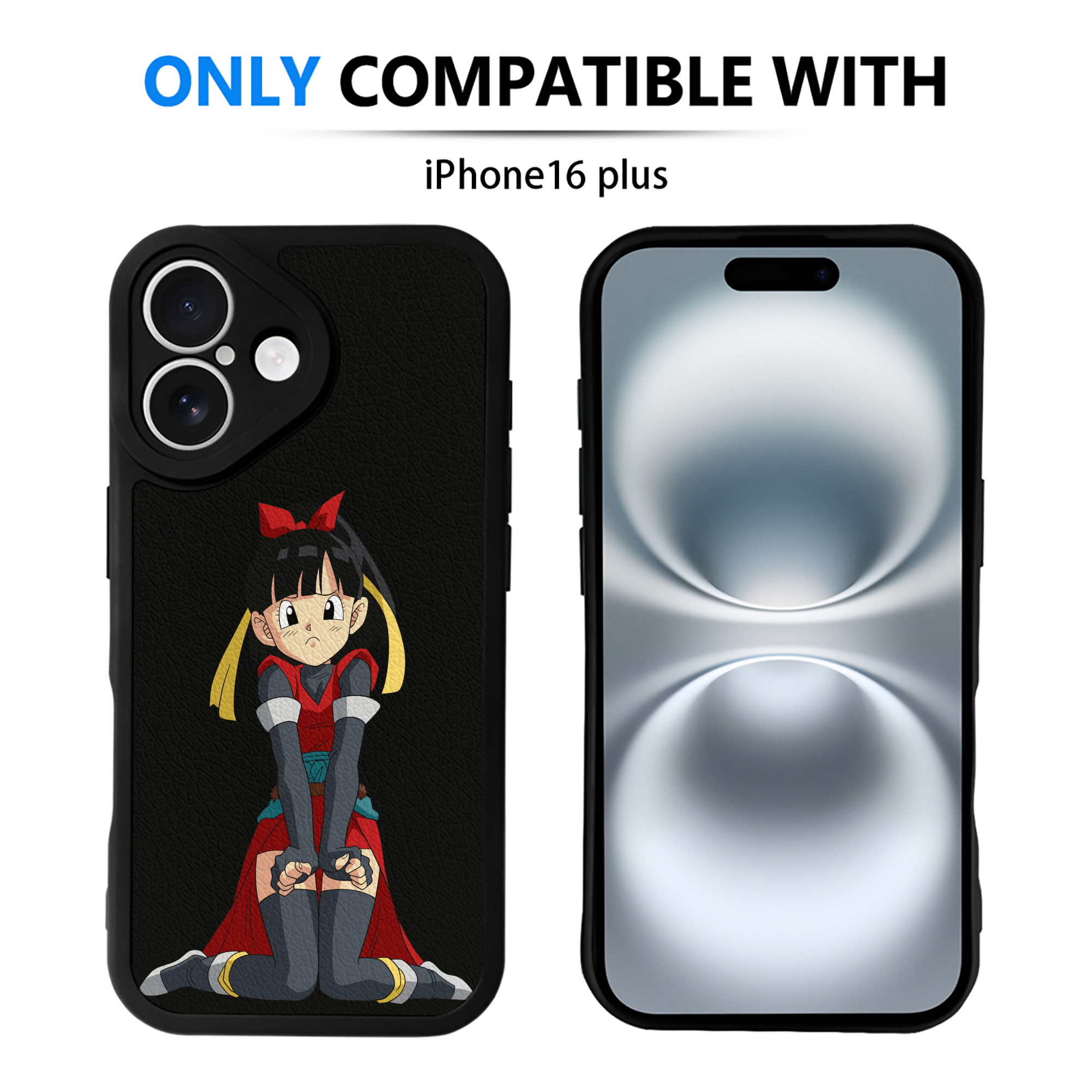 （画像用） ドラゴンボール パン DRAGON BALL Pan 【iPhone 16シリーズ対応】シリコンスマホケース（レザー調） 材質：シリコン